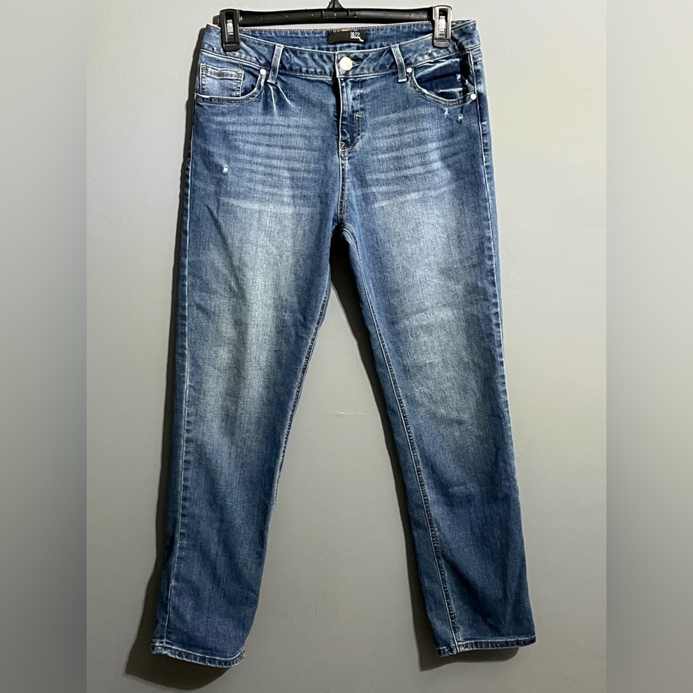 1822 denim skinny jean slight distressing size 10